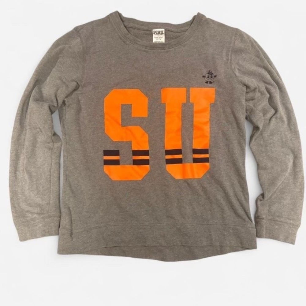 vintage y2k PINK syracuse long sleeve